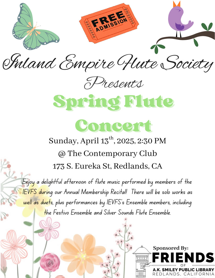 2025 spring recital flyer